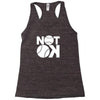 not ok baseball Racerback Tank