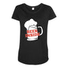 Beer Inside Maternity Scoop Neck T-shirt