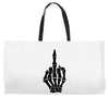 Flipping Someone Off Weekender Totes