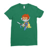 lion ow Ladies Fitted T-Shirt