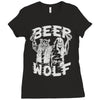 wolf beer Ladies Fitted T-Shirt