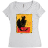 fury of the night Women's Triblend Scoop T-shirt