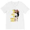 ask me about my feminist agenda frida kahlo V-Neck Tee