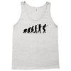evolution of table tennis or ping pong mens black t shirt top Tank Top