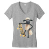 shaun the skater Women's V-Neck T-Shirt
