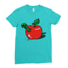 apple burster Ladies Fitted T-Shirt