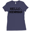 hello newman funny t shirt seinfeld vandelay tee s 3xl Ladies Fitted T-Shirt