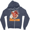 cosmo canyon reds Zipper Hoodie