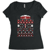 merry x mas you filthy animal Women's Triblend Scoop T-shirt