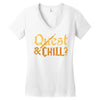 quest &amp; chill Women's V-Neck T-Shirt