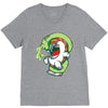 salmon likes wasabi V-Neck Tee