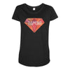 Diamond Maternity Scoop Neck T-shirt