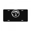 thing 1 and thing 2 red dr suess cat in a hat fancy fun License Plate
