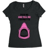 Feed Me and Tell Me I'm Pretty Baby Girl Women's Triblend Scoop T-shirt