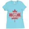 canadians are amehzing Ladies Fitted T-Shirt