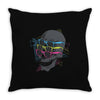 between the eyes Throw Pillow