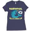 narwhal Ladies Fitted T-Shirt