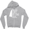grab life by the sail Zipper Hoodie