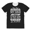 Dear Dad Thanks for Being My Dad All Over Women's T-shirt