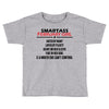 Smartass February Girl Toddler T-shirt