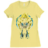 majin warrior Ladies Fitted T-Shirt