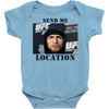 send me location khabib Baby Bodysuit