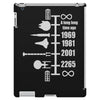 spaceship timeline funny  sci fi star retro wars trek joke cool iPad 3 and 4 Case
