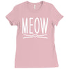 meow Ladies Fitted T-Shirt