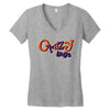 crazy legs Women's V-Neck T-Shirt