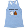 best friends forever Racerback Tank
