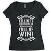 killing it crushing it and full of win Women's Triblend Scoop T-shirt