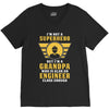 I'm Not a Superhero but I'm a Grandpa Who is Also an Engineer V-Neck Tee