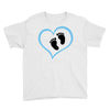 Baby Boy with Heart Any Name Customized Youth Tee