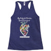 my body is a garden, not a graveyard black Racerback Tank