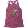 polygon bear graphic Racerback Tank