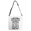 I Am An April Woman Adjustable Strap Totes