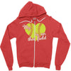 my heart is on that field Zipper Hoodie