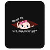 September Peeking Out Baby Girl Mousepad