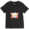 Bacon Egg Skull V-Neck Tee