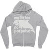 no porpoise Zipper Hoodie