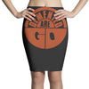 demented are go band logo screen printed Pencil Skirts