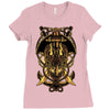 death pirate Ladies Fitted T-Shirt
