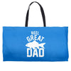 reel great dad Weekender Totes
