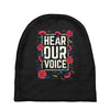 Women's March Hear Our Voice Baby Beanies