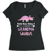 cool grandma saurus. Women's Triblend Scoop T-shirt