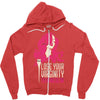 hair stylist virginity Zipper Hoodie