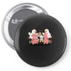 piggybacks and chicken fights Pin-back button