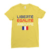 Librate Egalite Mbappe France Ladies Fitted T-Shirt