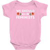 We Sould All Be Feminists Baby Bodysuit