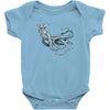 sea emperor transparent buffalo Baby Onesie